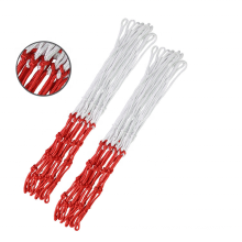 High quality durable standard size165g polypropylene white and red color basket net